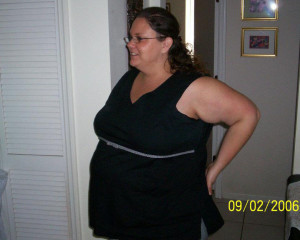 Heather during first pregnancy in 2006.