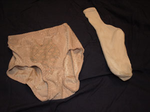 Figure 1: Support underwear and sock